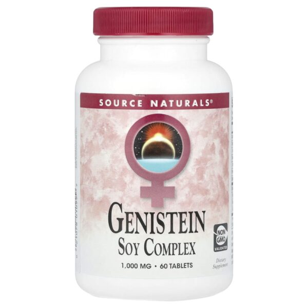Complexo de Soja e Genisteína 60 Comprimidos - Source Naturals