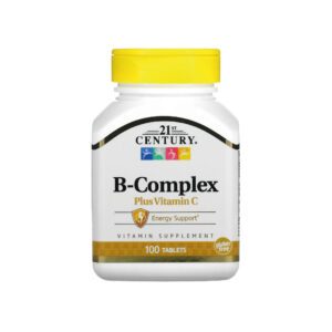 Complexo B + Vitamina C 100 Tabletes - 21st Century