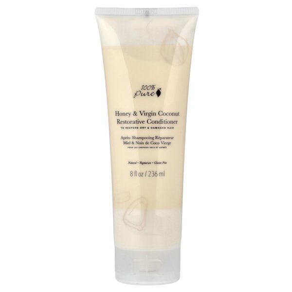 Condicionador Restaurador Mel e Coco Virgem 236 ml - 100% Pure