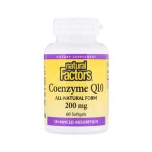 CoQ10 200mg 60 Softgels - Natural Factors