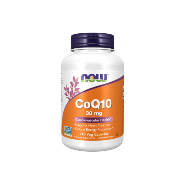 COQ10 30mg 240 Veg Cápsulas - Now Foods