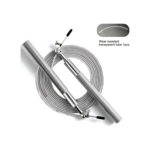 Corda Speed Rope Profissional com Rolamento e Cabo de Aço 3m - Alta Velocidade