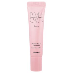 Corretivo Facial de Alta Cobertura Blemish Cover Rosy Rosado 12 g - Hanskin