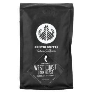 Costa Oeste Orgânica em Grãos Torra Escura Chocolate + Caramelo 340 g - Centri Coffee