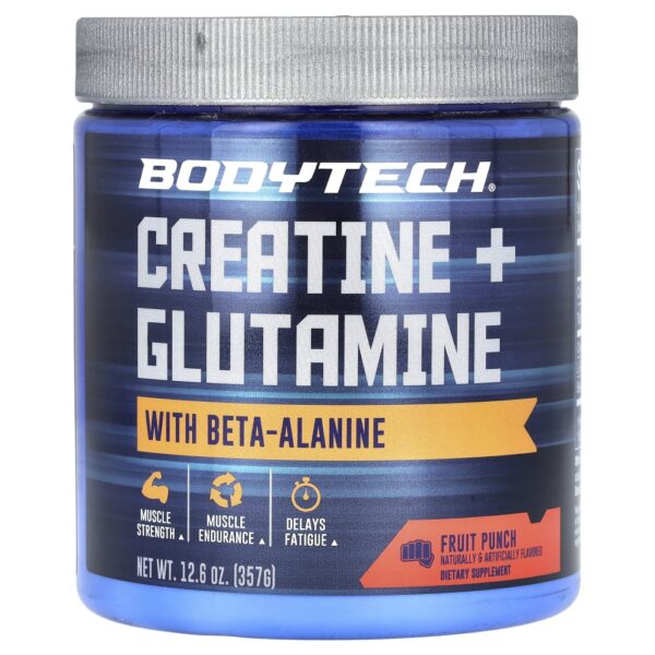 Creatina e Glutamina com Beta-Alanina Ponche de Frutas 357 g - BodyTech