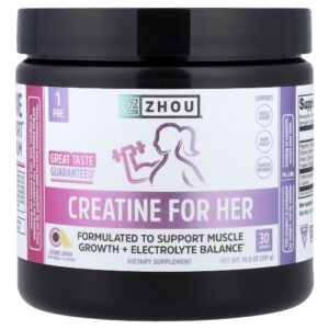 Creatina For Her Lichia e Limao 291 g - Zhou Nutrition