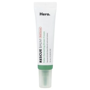 Creme Corretor de Cor Verde Rescue Balm + Red Correct 15 ml - Hero Cosmetics