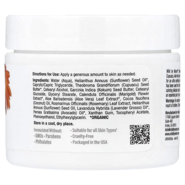 Creme de Calêndula 56 g - Mild By Nature