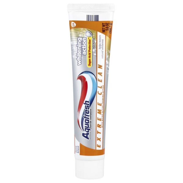 Creme Dental com Flúor Extreme Clean Ação Branqueadora Hortelã 158.7 g - Aquafresh
