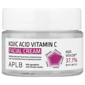 Creme Facial com Ácido Kojic e Vitamina C 55 ml - APLB