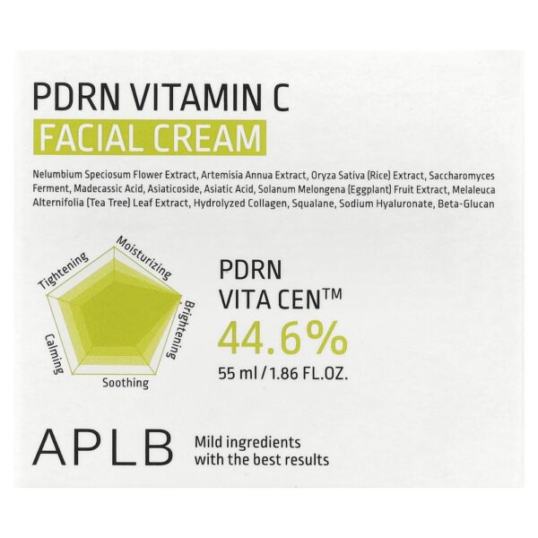 Creme Facial com Vitamina C PDRN 55 ml - APLB