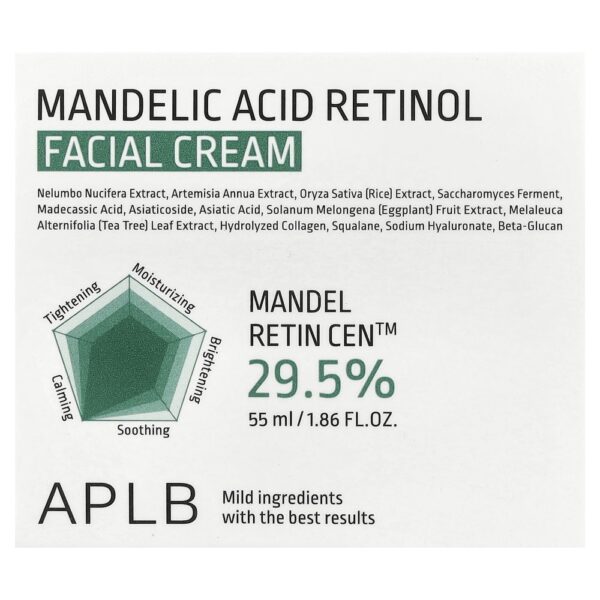 Creme Facial de Retinol e Ácido Mandélico 55 ml - APLB