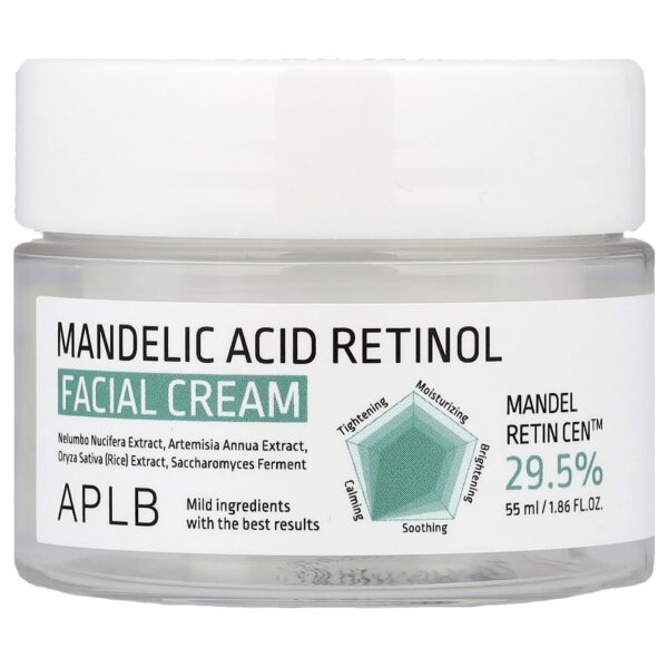 Creme Facial de Retinol e Ácido Mandélico 55 ml - APLB