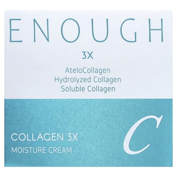 Creme Facial Hidratante 3X Collagen Moisture 50 g - Enough