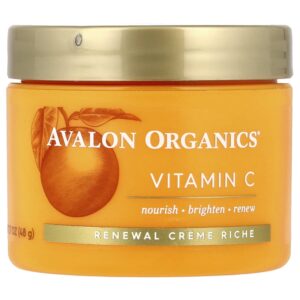 Creme Facial Nutritivo de Renovação Celular Vitamina C 48 g - Avalon Organics