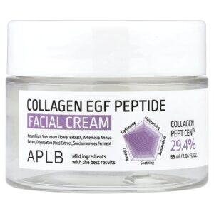 Creme Facial Peptídeo EGF de Colágeno 55 ml - APLB