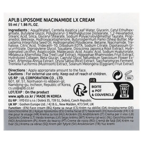 Creme Lipossomal Niacinamida LX 55 ml - APLB
