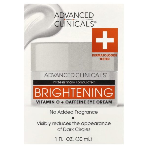 Creme para Olhos Iluminador Vitamina C e Cafeína 30 ml - Advanced Clinicals