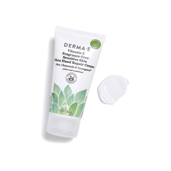 Creme Reparador para as Mãos Karité Pele Sensível Sem Perfume 56 g - DERMA E
