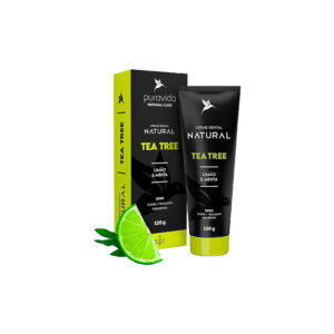 Creme Dental Tea Tree Limão e Menta 120g - Puravida