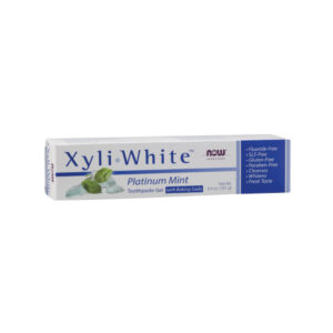 Creme Dental Xyliwhite Platinum Mint Menta com Bicarbonato Sódio 181g - Now Foods