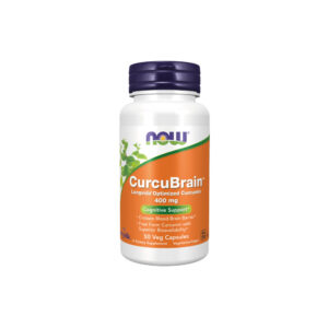 CurcuBrain 400mg 50 Veg Cápsulas - Now Foods