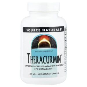 Curcumina Theracurmin 600 mg 60 Cápsulas Veganas - Source Naturals