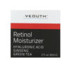 Hidratante de Retinol, Ácido Hialurônico, Ginseng, Chá Verde 60ml - YEOUTH