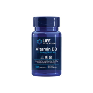 Vitamina D-3 5.000 UI 60 Softgels - Life Extension