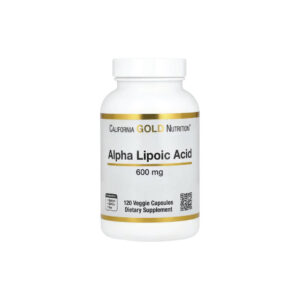 Ácido Alpha Lipoico 600 mg 120 Cápsulas Vegetais - California Gold Nutrition