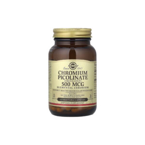 Picolinato de Cromo 500 mcg 60 Cápsulas Vegetais - Solgar