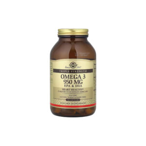 Ômega-3 EPA e DHA Força Tripla Triple Strength Omega-3 950mg 100 Softgels - Solgar