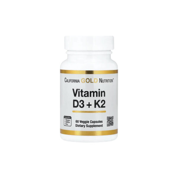 d6e1d1d965c54c0fa76c73f783e91e14-fyslz47twg.jpg Vitamina D3 + K2 60 Cápsulas Vegetais - California Gold Nutrition