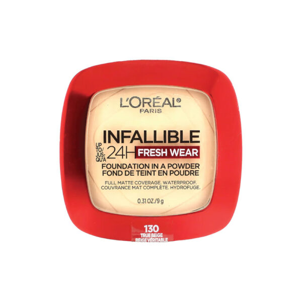 Infalível 24H Fresh Wear Base em Pó 130 True Beige 9 g - L'Oréal