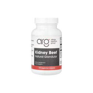 Kidney Beef Glandular e Natural 500mg 100 Cápsulas Vegetarianas - Allergy Research Group