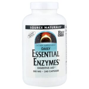 Daily Essential Enzymes 240 Cápsulas Vegetarianas - Source Naturals