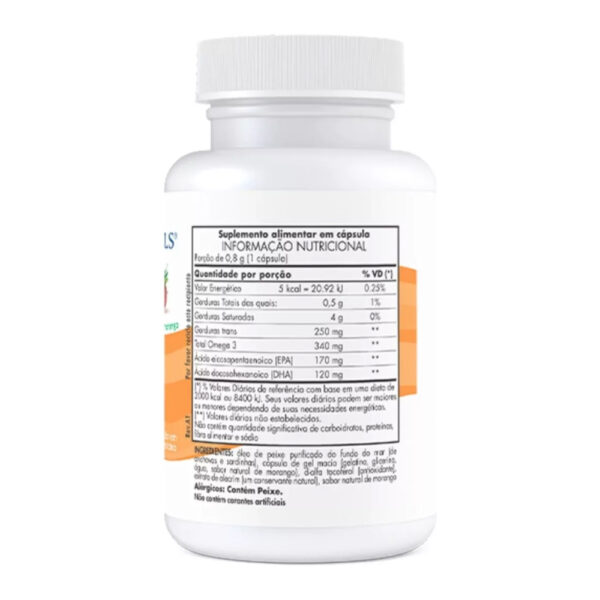 Daily Omega 340mg 30 Cápsulas sabor Morango - Nordic Naturals