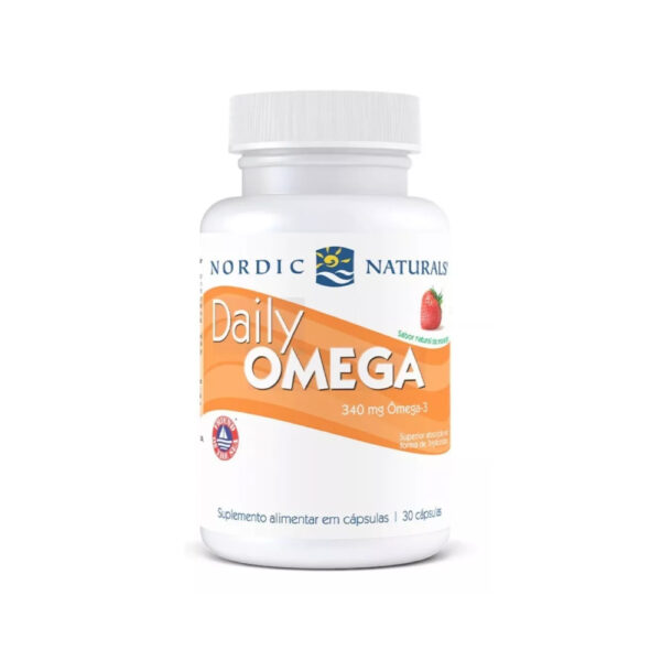 Daily Omega 340mg 30 Cápsulas sabor Morango - Nordic Naturals