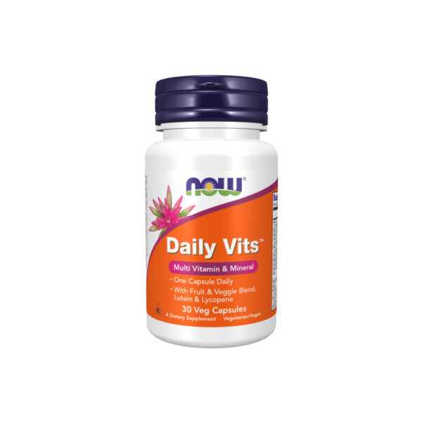 Multivitamínico DAILY VITS 30 Veg Cápsulas - Now Foods