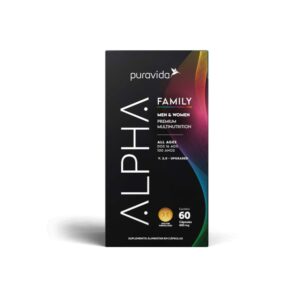 Multivitamínico ALPHA Family Men & Women 60 Cápsulas - Puravida