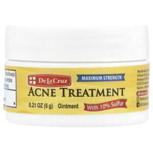 De La Cruz - Pomada Tratamento para Acne com Enxofre Força Máxima 6 g