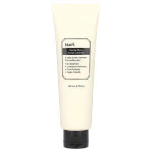 Dear Klairs - Sabonete Facial Cremoso Gentle Black Facial Cleanser 140 ml