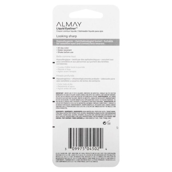 Delineador Líquido para Olhos All Day Intense Gel Eyeliner Cor 222 Marrom 2.9 ml - Almay