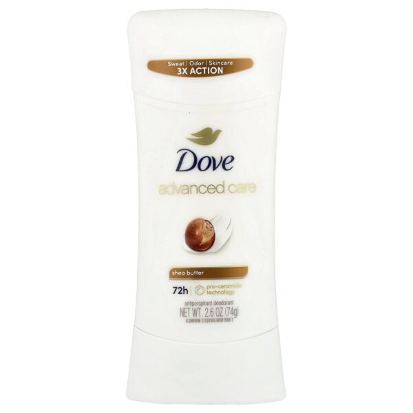 Desodorante Antitranspirante Advanced Care Manteiga de Karité 74 g - Dove