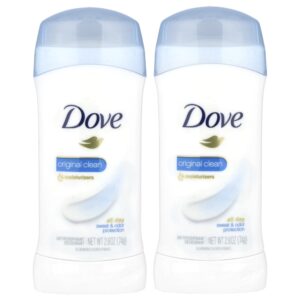 Desodorante Antitranspirante Original Clean 2 Unidades de 74 g - Dove
