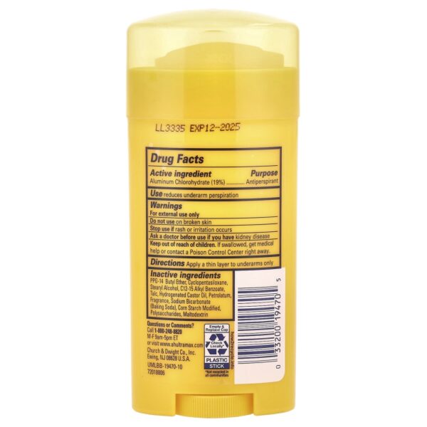 Desodorante Antitranspirante Sólido Feminino UltraMax Powder Fresh 73 g - Arm & Hammer