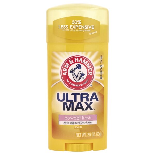 Desodorante Antitranspirante Sólido Feminino UltraMax Powder Fresh 73 g - Arm & Hammer