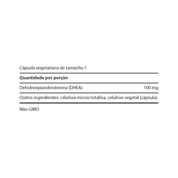 DHEA 100mg 100 Cápsulas - Dragon Elite