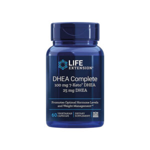 DHEA COMPLETE DHEA 25mg + 7-Keto DHEA 100mg 60 Veg Cápsulas - Life Extension