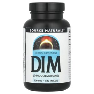 DIM 100 mg 120 Comprimidos - Source Naturals